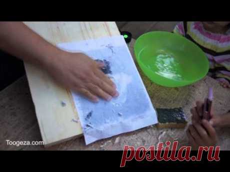перенос картинок на дерево | gel medium transfer / foto transfer potch glue