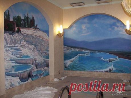 &quot;Памуккале&quot; роспись