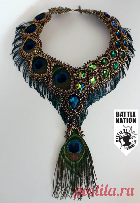 (32) Bead embroidery | ideas: jewelry
