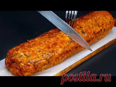 Моя бабушка была права! Это самый вкусный рулет из фарша!