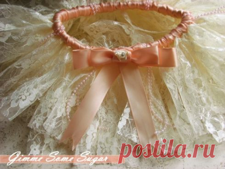 Pearls and Peach Tutu from The Peaches &amp; Cream Collection