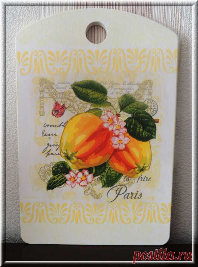 Разделочные досочки / Декупаж / Декупаж. Работы пользователей
