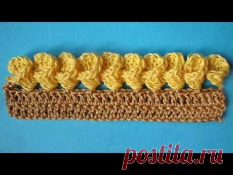 Crochet border  Красивая кайма -  вязание крючком