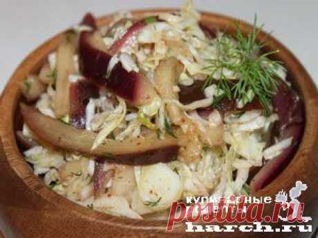 Капуста, маринованная с баклажанами