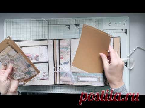 Scrapbooking Fotoalbum Urlaub Stamperia Arround the World