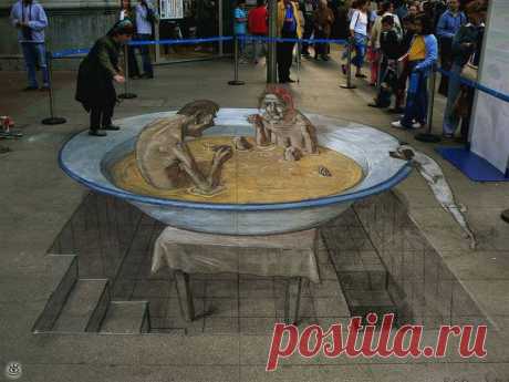 3D на асфальте