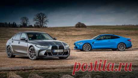 Полноприводные BMW M3 и M4: салон, моторы, комплектация