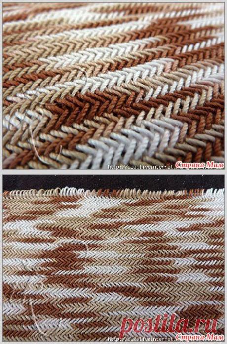 Узор спицами для шарфа / Страна Мам
