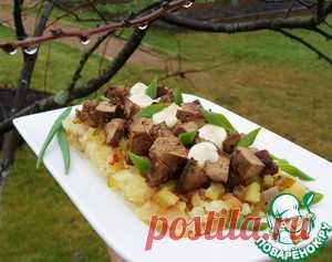 Печеночный салат - кулинарный рецепт