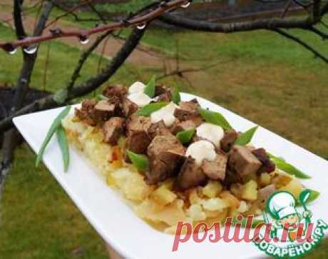 Печеночный салат - кулинарный рецепт