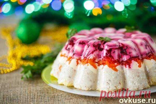 Желейная сельдь под шубой - Простые рецепты Овкусе.ру