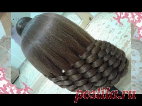 peinados recogidos faciles para cabello largo bonitos y rapidos con trenzas para niña para fiestas74