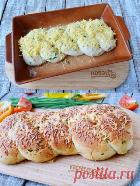 Плетеная пицца с начинкой