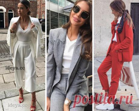 Безупречные 23 образа с летними брючными костюмами 2018 год — Мой милый дом