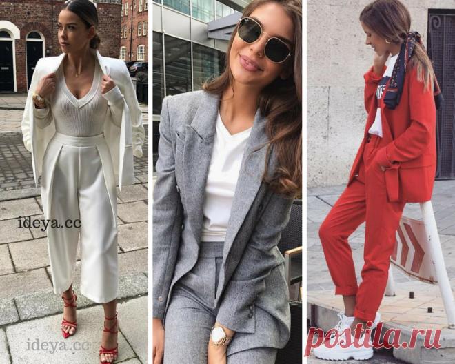 Безупречные 23 образа с летними брючными костюмами 2018 год — Мой милый дом