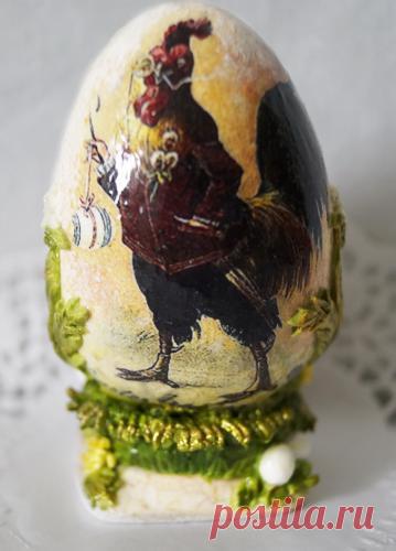 Пасхальный декор. Имитация фарфора.