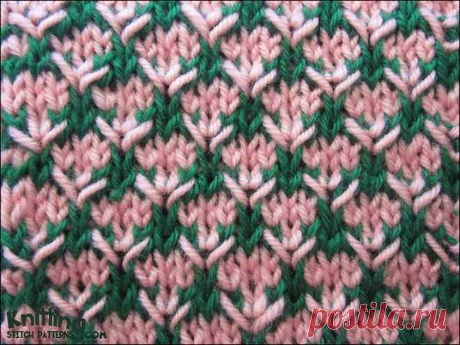 Найдено на сайте knittingstitchpatterns.com.