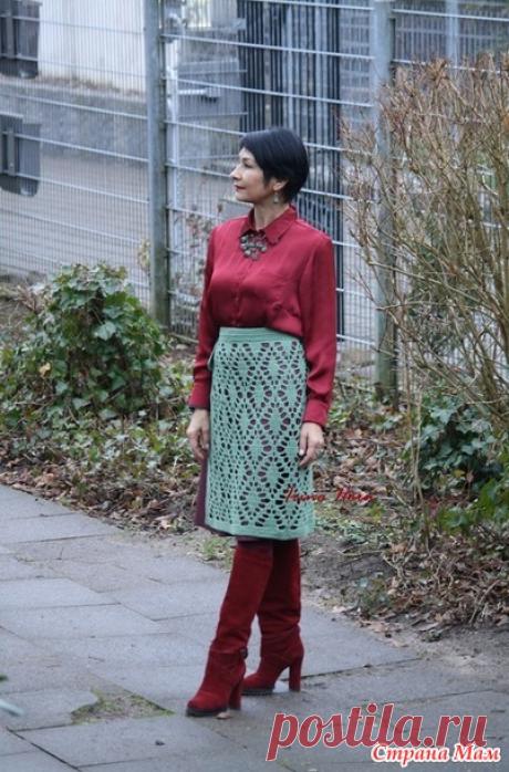 . Теплая юбка &quot;парео&quot; +свитерки. Крючок. Отчет для моей подруги - Вязание - Страна Мам