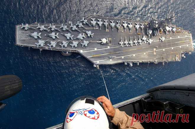 Блеф и реальность армии США. Американский авианосец типа "Нимиц"