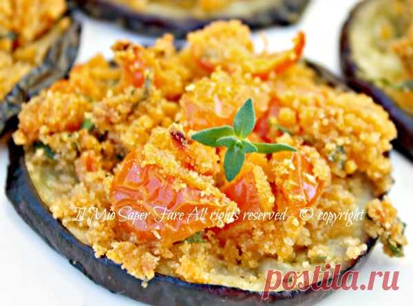 Melanzane a fette gratinate alla calabrese