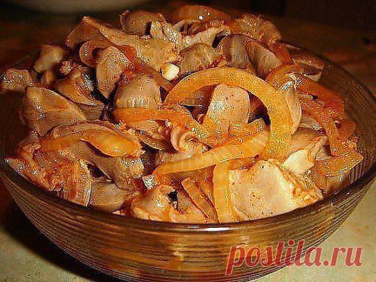 Куриные желудочки по-корейски - обалденная закуска!