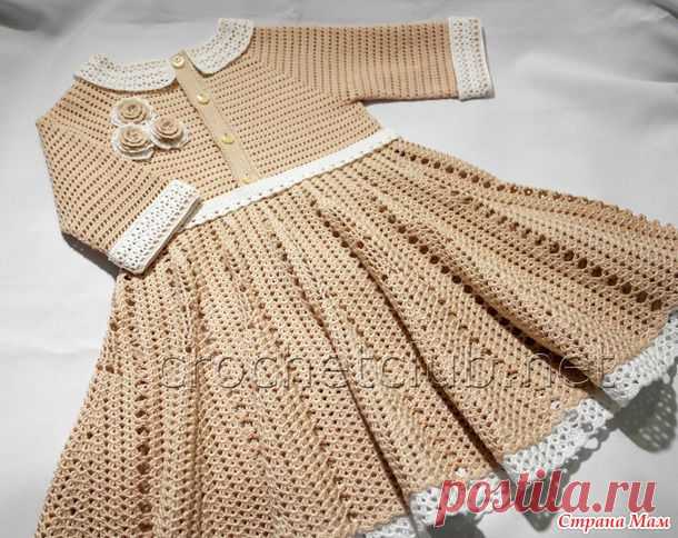 Платье "Карамелька" Начинаем! - Вяжем вместе он-лайн - Страна Мам