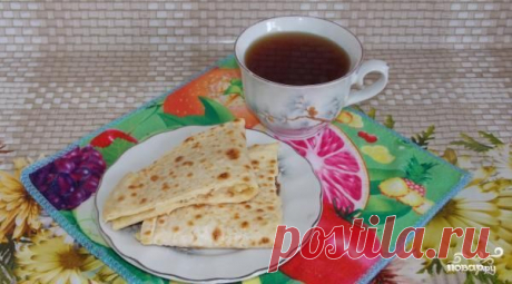 Лепешка с картофельным пюре - пошаговый кулинарный рецепт на Повар.ру