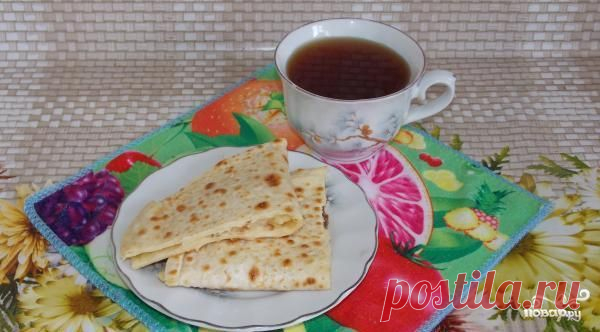 Лепешка с картофельным пюре - пошаговый кулинарный рецепт на Повар.ру