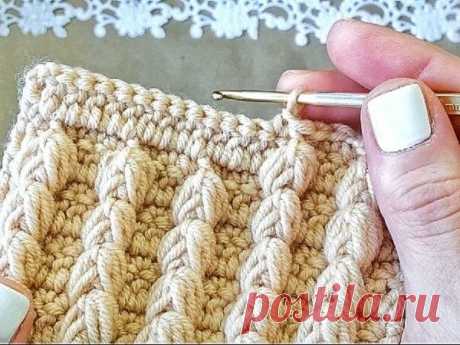 Мастер-класс : Вяжем фактурный узор крючком | Журнал Ярмарки Мастеров