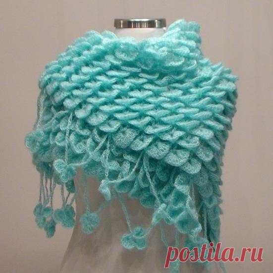 Узор Чешуйки. Мастер-класс.