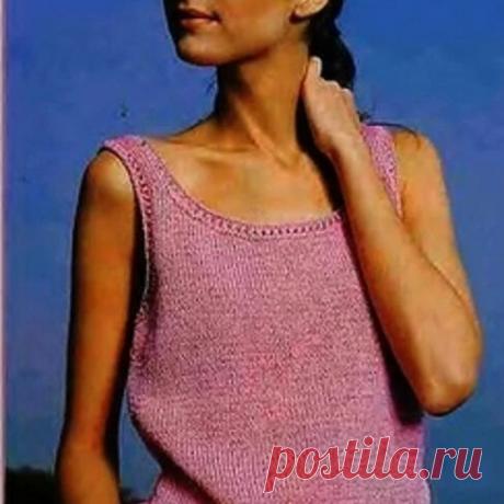Женские майки спицами Схемы - zen.yandex.ru/...tor | Красивое и интересное вязание | Яндекс Дзен
