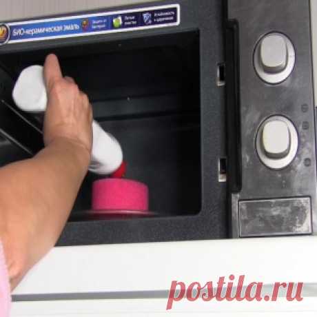 Как очистить микроволновку за 3 минуты. Необычный способ - МирТесен