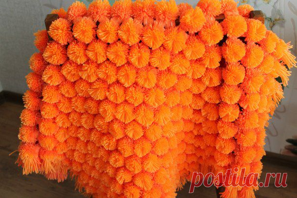 Ольга Самыко - вязание в Алматы для всех
плед из помпонов - подойдет не только для фотосесии но и для малыша укрыть в непогоду как дома так и в коляске