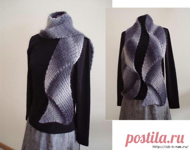 вязаный шарф