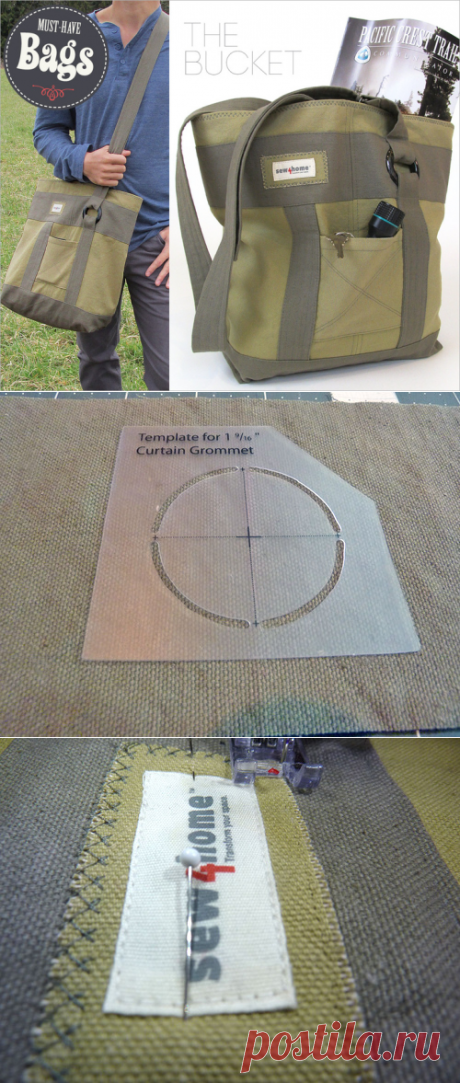 Canvas Bucket Tote: Must-Have Bags with Fabric.com | Sew4Home