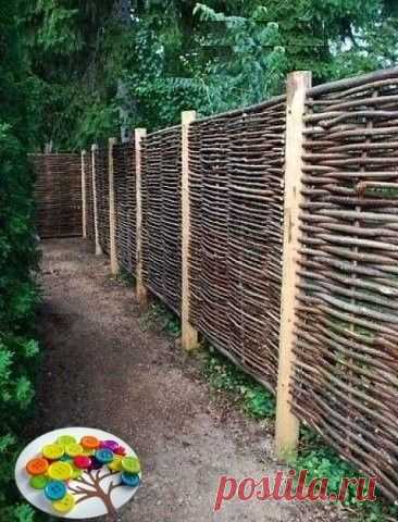 Плетень на даче своими руками — Сделай сам, идеи для творчества - DIY Ideas