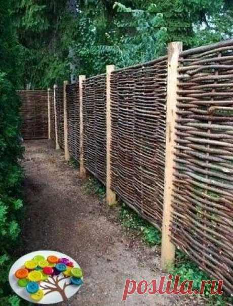 Плетень на даче своими руками — Сделай сам, идеи для творчества - DIY Ideas