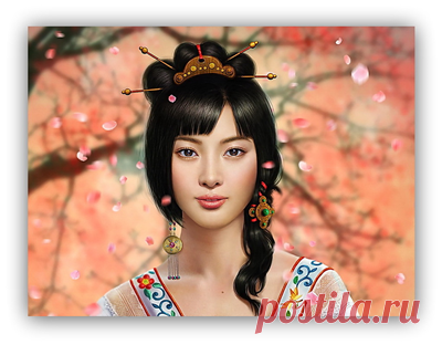 Японская семья.