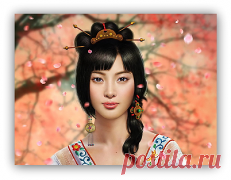 Японская семья.