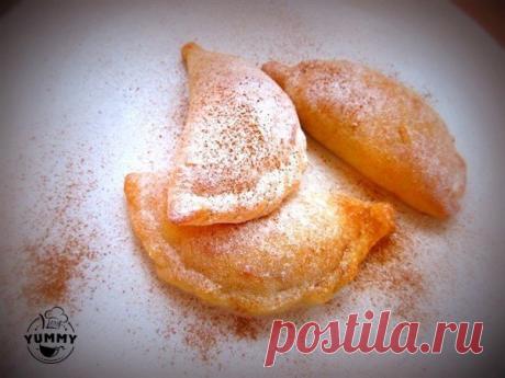 ТВОРОЖНЫЕ ПИРОЖКИ С ЯБЛОКОМ И КОРИЦЕЙ