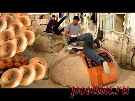 Легендарный САМАРКАНДСКИЙ Хлеб | Как выпекать 12000 хлеба в день