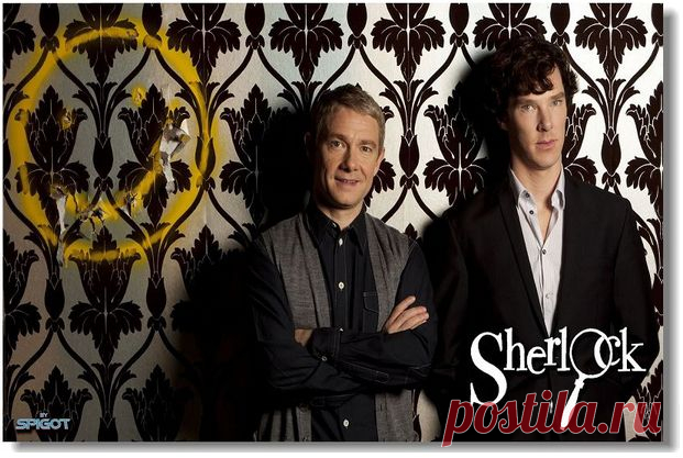Купить шерлок холмс, sherlock - постер, плакат, афиша №18 по низкой цене