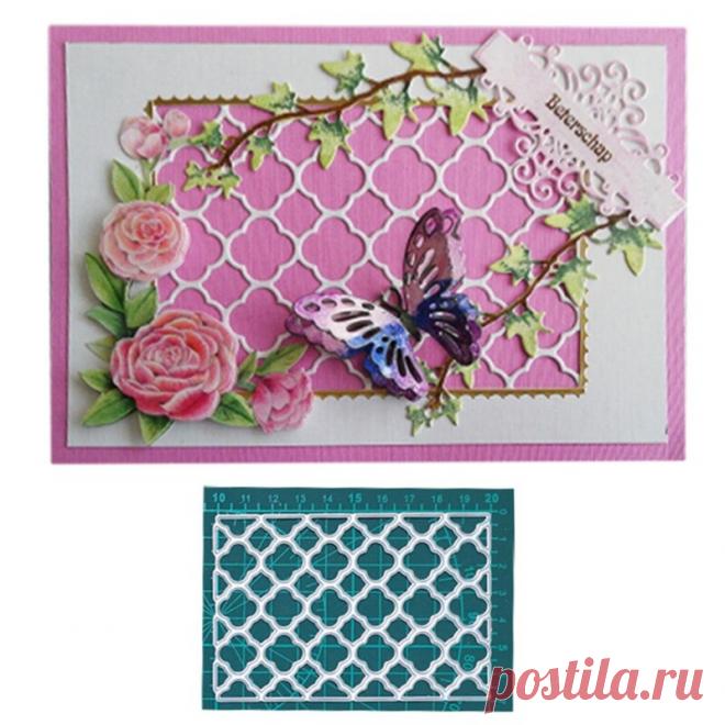 Новинка 2021, металлический трафарет с цветочной рамкой, штампы для высечки, скрапбукинга, рукоделия, штампы для высечки «сделай сам» - купить по выгодной цене | AliExpress