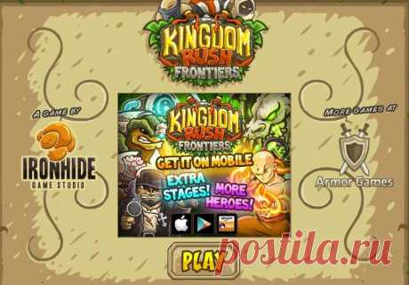 Kingdom Rush Flontiers: увлекательная стратегия, где вы столкнетесь с различными классами врагов; игра насчитывает разнообразные карты с пустыней и джунглями. Для обороны дается восемь различных башен с возможностью улучшения. Обзор игры Kingdom Rush Frontiers см. на страничке https://stopgame.ru/review/kingdom_rush_frontiers/review.html