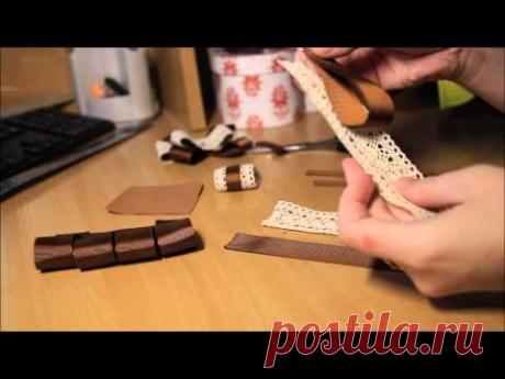 Галстук  -брошь в Винтажном стиле