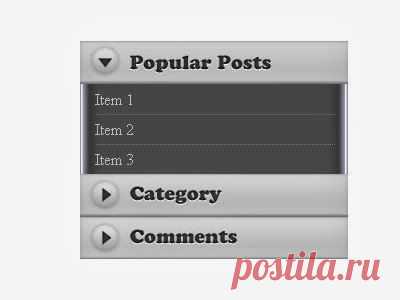 Вертикальное меню, типа "Аккордеон" для Блогспот, Блоггер|Blogodel - Blogger, Блогспот