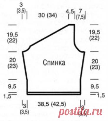 Yellow blouse with an asymmetrical neckline free pattern