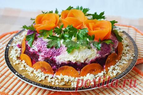 Как приготовить и красиво украсить селедку под шубой - праздничный рецепт с фото | Все Блюда