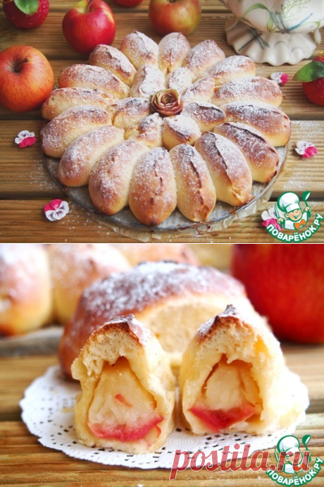 Отрывной яблочный пирог - кулинарный рецепт
