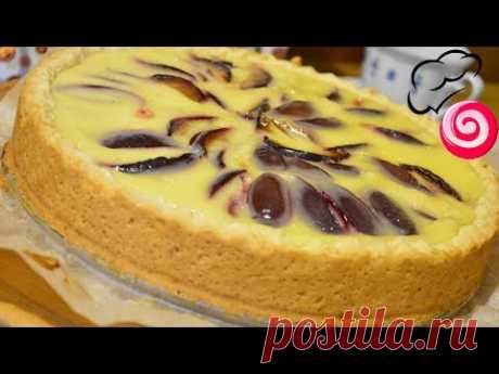 Пирог со сметанной заливкой (*люблю его с клубникой)
